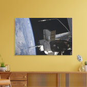 Space Shuttle Discovery 8 Canvas Afdruk (Insitu (Woonkamer))