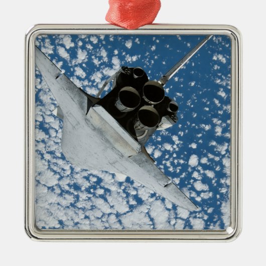 Space Shuttle Discovery 8 Metalen Ornament (Voorkant)