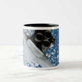 Space Shuttle Discovery 8 Tweekleurige Koffiemok (Center)