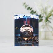 Space Shuttle Discovery Briefkaart (Staand voorkant)