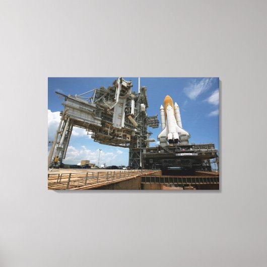 Space Shuttle Discovery Canvas Afdruk (Voorkant)