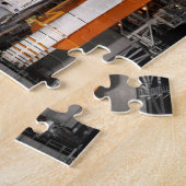 Space Shuttle Discovery en Moon Legpuzzel (Zijkant)