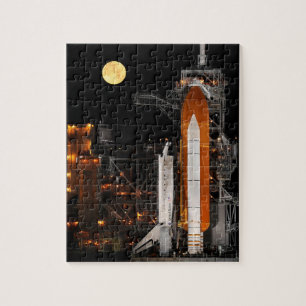 Space Shuttle Discovery en Moon Legpuzzel