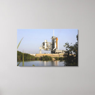 Space Shuttle Discovery is klaar 3 Canvas Afdruk