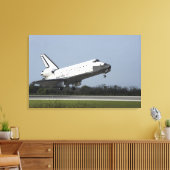 Space shuttle Discovery landt op Runway 33 2 Canvas Afdruk (Insitu (Woonkamer))
