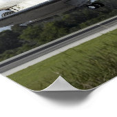 Space shuttle Discovery landt op Runway 33 2 Poster (Hoek)