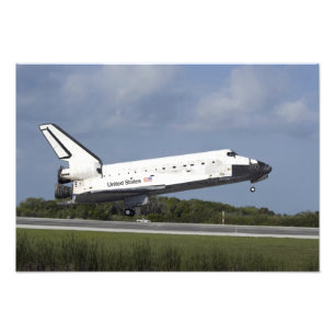 Space shuttle Discovery landt op Runway 33 3 Foto Afdruk