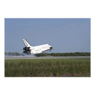 Space shuttle Discovery landt op Runway 33 4 Foto Afdruk