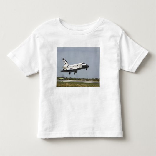 Space Shuttle Discovery nadert landing 3 Kinder Shirts (Voorkant)