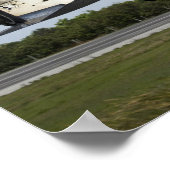 Space Shuttle Discovery nadert landing 4 Poster (Hoek)