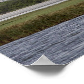 Space Shuttle Discovery op de start- en landingsba Poster (Hoek)