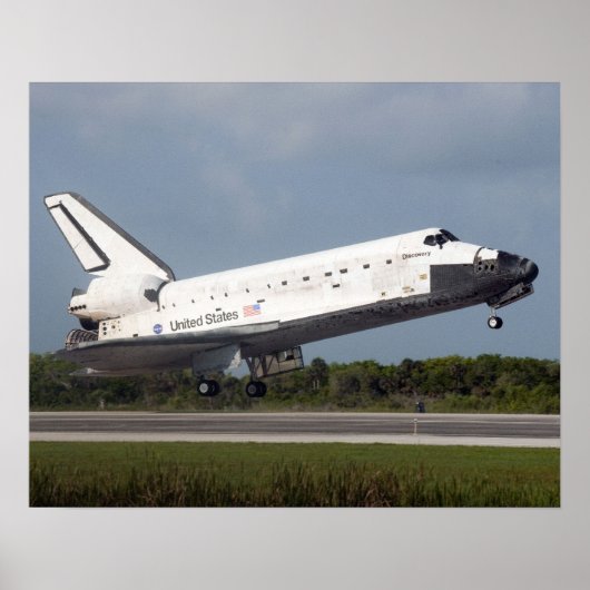 Space Shuttle Discovery Poster (Voorkant)