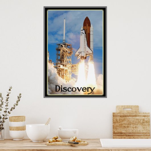 Space Shuttle Discovery Poster (Keuken)