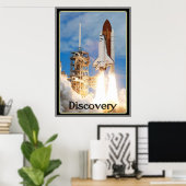 Space Shuttle Discovery Poster (Thuiskantoor)