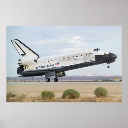 Space Shuttle Discovery Poster (Voorkant)