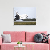 Space Shuttle Discovery raakt 2 Canvas Afdruk (Insitu (Woonkamer))