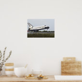Space Shuttle Discovery raakt 2 Poster (Keuken)