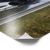 Space Shuttle Discovery raakt 3 Foto Afdruk (Hoek)