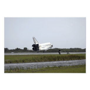 Space Shuttle Discovery raakt uitgeschakeld Foto Afdruk
