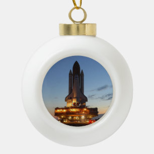 Space Shuttle Discovery Start NASA Keramische Bal Ornament