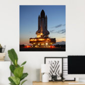 Space Shuttle Discovery Start NASA Poster (Thuiskantoor)