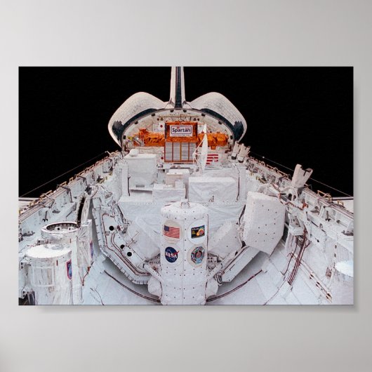 Space Shuttle Discovery (STS-56) Poster (Voorkant)