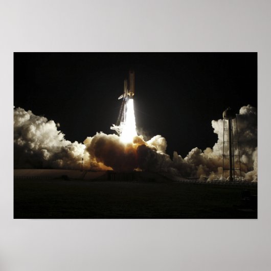 Space shuttle Discovery tilt uit Poster (Voorkant)