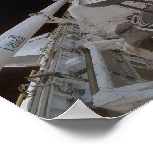 Space Shuttle Discovery's laadbay 2 Poster (Hoek)