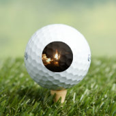 Space Shuttle Earth Orbital Spacecraft Night Canva Golfballen (Insitu Shirt)