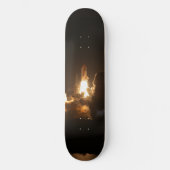 Space Shuttle Earth Orbital Spacecraft Night Canva Skateboard (Voorkant)