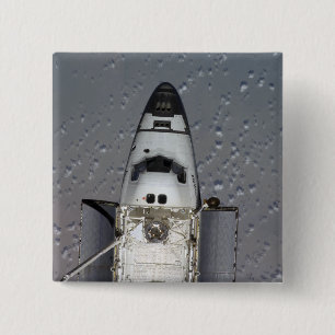 Space Shuttle Endeavor 14 Vierkante Button 5,1 Cm