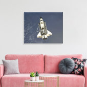 Space Shuttle Endeavor 15 Canvas Afdruk (Insitu (Woonkamer))