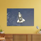 Space Shuttle Endeavor 15 Canvas Afdruk (Insitu (Woonkamer))