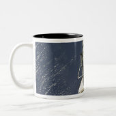 Space Shuttle Endeavor 15 Tweekleurige Koffiemok (Links)