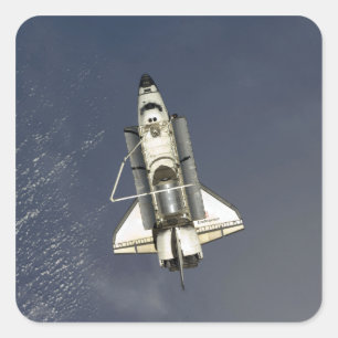Space Shuttle Endeavor 15 Vierkante Sticker