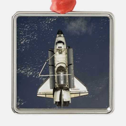 Space Shuttle Endeavor 16 Metalen Ornament (Voorkant)