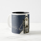 Space Shuttle Endeavor 16 Tweekleurige Koffiemok (Voorkant links)