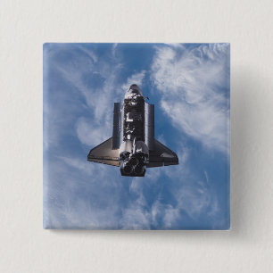 Space Shuttle Endeavor 22 Vierkante Button 5,1 Cm