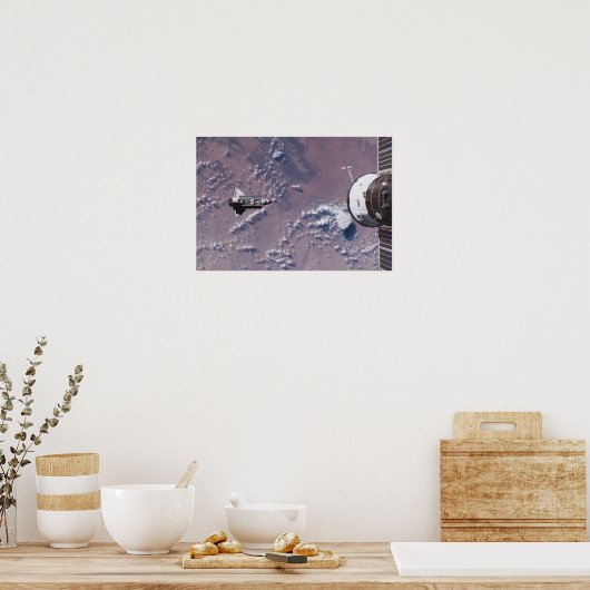 Space Shuttle Endeavor 24 Poster (Keuken)