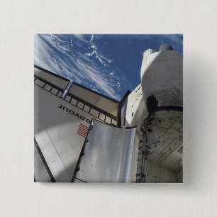 Space Shuttle Endeavor 25 Vierkante Button 5,1 Cm