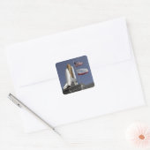 Space Shuttle Endeavor 2 Vierkante Sticker (Envelop)