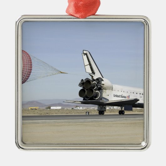 Space Shuttle Endeavor 4 Metalen Ornament (Voorkant)