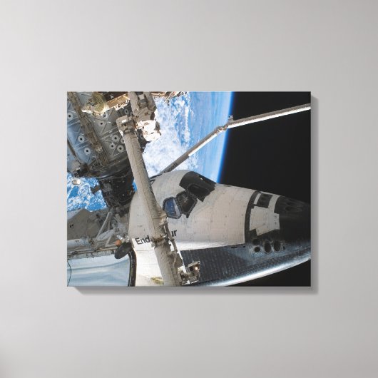 Space Shuttle Endeavor 5 Canvas Afdruk (Voorkant)