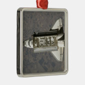 Space Shuttle Endeavor 7 Metalen Ornament (Rechts)