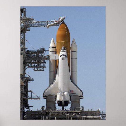 Space Shuttle Endeavor is klaar Poster (Voorkant)