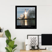 Space Shuttle Endeavor Lift-off STS - 69 Poster (Thuiskantoor)