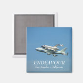 Space Shuttle Endeavor Magnet ! (Recto/Verso)