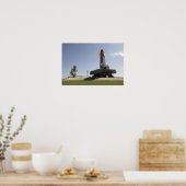 Space Shuttle Endeavor nadert de lancering p Poster (Keuken)