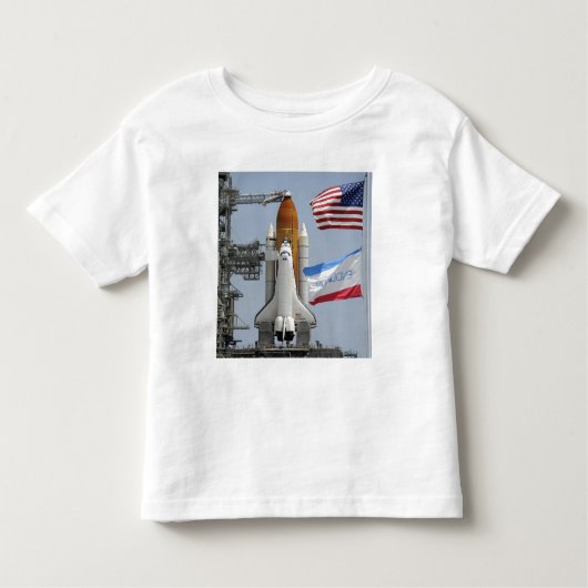Space Shuttle Endeavor op het lanceerpad 3 Kinder Shirts (Voorkant)