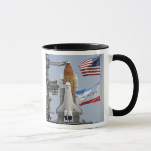 Space Shuttle Endeavor op het lanceerpad 3 Mok